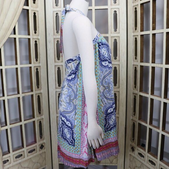 Speechless Boho Halter Tie Neck Dress Size M New - Picture 3 of 10